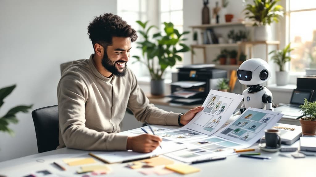 Diverse creators using PanelToPrint Studio for comics, education, and marketing
